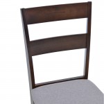 Καρέκλα Dallan pakoworld σε καρυδί απόχρωση 40x47 5x89εκ SET 2τμχ c500364