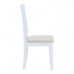 Καρέκλα Houston pakoworld σε λευκή απόχρωση 40x49x94εκ SET 2τμχ c500365