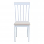 Καρέκλα Houston pakoworld σε λευκή απόχρωση 40x49x94εκ SET 2τμχ c500365