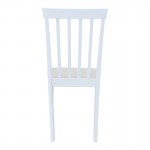 Καρέκλα Houston pakoworld σε λευκή απόχρωση 40x49x94εκ SET 2τμχ c500365