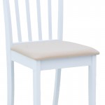 Καρέκλα Houston pakoworld σε λευκή απόχρωση 40x49x94εκ SET 2τμχ c500365