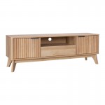 Έπιπλο τηλεόρασης Hamea pakoworld mdf σε φυσική απόχρωση 145x39 5x49εκ c500368