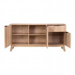 Μπουφές Hamea pakoworld mdf σε φυσική απόχρωση 150x39 5x73εκ c500369