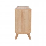 Μπουφές Hamea pakoworld mdf σε φυσική απόχρωση 150x39 5x73εκ c500369