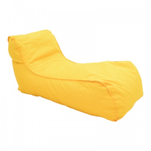 Πουφ ξαπλώστρα Lara pakoworld αδιάβροχο σε κίτρινη απόχρωση 60x150x40εκ c500370