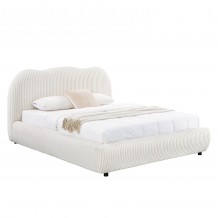 ΚΡΕΒΑΤΙ ΔΙΠΛΟ ΜΕ ΑΠΟΘ ΧΩΡΟ KALLY HM729 03 ΜΠΕΖ FEAUX FUR ΥΦΑΣΜΑ--ΣΤΡΩΜΑ 160x200εκ c500376