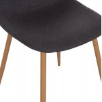 ΣΕΤ ΤΡΑΠΕΖΑΡΙΑΣ 5ΤΜΧ MINARDO HM21179 MDF TOP ΣΕ ΜΑΥΡΟ--ΣΚΟΥΡΟ ΓΚΡΙ ΥΦΑΣΜΑ c500379