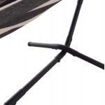 ΑΙΩΡΑ CRAVE HM6304 03 ΑΝΘΡΑΚΙ ΜΕΤΑΛ ΣΚΕΛΕΤΟΣ--ΜΠΛΕ ΠΑΝΙ ΜΕ ΛΕΥΚΗ ΡΙΓΑ 265x93x105Υεκ c500403