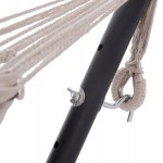 ΑΙΩΡΑ CRAVE HM6304 03 ΑΝΘΡΑΚΙ ΜΕΤΑΛ ΣΚΕΛΕΤΟΣ--ΜΠΛΕ ΠΑΝΙ ΜΕ ΛΕΥΚΗ ΡΙΓΑ 265x93x105Υεκ c500403