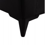 ΚΑΝΑΠΕΣ ΚΡΕΒΑΤΙ ΜΕ ΑΠΟΘ ΧΩΡΟ ΔΙΘΕΣΙΟΣ NIKKO HM3293 11 ΜΑΥΡΟ PU 144x75x84Υεκ c500427