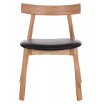 KΑΡΕΚΛΑ ΤΡΑΠΕΖΑΡΙΑΣ SEKAN HM18245 04 RUBBERWOOD-ΜΑΥΡΟ PU 60x54x72Υεκ SET 2τμχ c500428