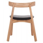 KΑΡΕΚΛΑ ΤΡΑΠΕΖΑΡΙΑΣ SEKAN HM18245 04 RUBBERWOOD-ΜΑΥΡΟ PU 60x54x72Υεκ SET 2τμχ c500428