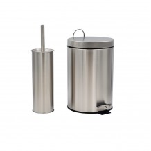 ΣΕΤ Κάδος με πεντάλ 7lt Πιγκάλ με κορυφαίας ποιότητας Inox 18 8 c500432