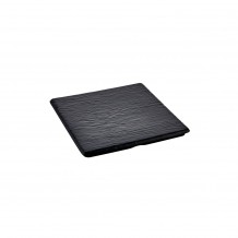 Πλάκα Πλατό Μελαμίνης όψη σχιστόλιθου Μαύρο 25x25xΥ2cm 380gr c500493