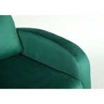 Πολυθρόνα Ανακλινόμενη ArteLibre ATRIA Πράσινο Βελούδο 67 5x90x104cm c500514
