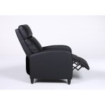 Πολυθρόνα Ανακλινόμενη ArteLibre ATRIA Μαύρο PU 67 5x90x104cm c500516