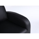 Πολυθρόνα Ανακλινόμενη ArteLibre ATRIA Μαύρο PU 67 5x90x104cm c500516