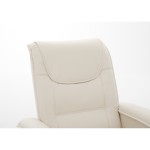 Πολυθρόνα Ανακλινόμενη ArteLibre CELAENO Εκρού PU 80x96x97cm c500518