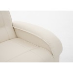 Πολυθρόνα Ανακλινόμενη ArteLibre CELAENO Εκρού PU 80x96x97cm c500518
