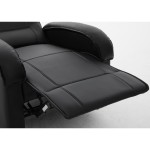 Πολυθρόνα Ανακλινόμενη ArteLibre CELAENO Μαύρο PU 80x96x97cm c500519