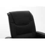 Πολυθρόνα Ανακλινόμενη ArteLibre CELAENO Μαύρο PU 80x96x97cm c500519