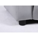 Πολυθρόνα Ανακλινόμενη ArteLibre RANA Γκρι Βελούδο 80x95x103cm c500521