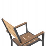 ΣΕΤ ΤΡΑΠΕΖΑΡΙΑΣ TABER HM21197 ΤΡΑΠΕΖΙ 4 ΠΟΛΥΘΡΟΝΕΣ-ΑΛΟΥΜΙΝΙΟ POLYWOOD-ΑΝΘΡΑΚΙ c500524