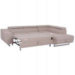 ΓΩΝΙΑΚΟΣ ΚΑΝΑΠΕΣ-ΚΡΕΒΑΤΙ ΜΕ ΑΠΟΘ ΧΩΡΟ ENCORE HM3301 03R ΜΠΕΖ ΥΦΑΣΜΑ 285x205x90Υεκ c500537