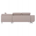 ΓΩΝΙΑΚΟΣ ΚΑΝΑΠΕΣ-ΚΡΕΒΑΤΙ ΜΕ ΑΠΟΘ ΧΩΡΟ ENCORE HM3301 03R ΜΠΕΖ ΥΦΑΣΜΑ 285x205x90Υεκ c500537