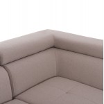 ΓΩΝΙΑΚΟΣ ΚΑΝΑΠΕΣ-ΚΡΕΒΑΤΙ ΜΕ ΑΠΟΘ ΧΩΡΟ ENCORE HM3301 03R ΜΠΕΖ ΥΦΑΣΜΑ 285x205x90Υεκ c500537