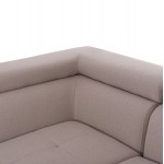 ΓΩΝΙΑΚΟΣ ΚΑΝΑΠΕΣ-ΚΡΕΒΑΤΙ ΜΕ ΑΠΟΘ ΧΩΡΟ ENCORE HM3301 03L ΜΠΕΖ ΥΦΑΣΜΑ 285x205x90Υεκ c500538