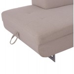 ΓΩΝΙΑΚΟΣ ΚΑΝΑΠΕΣ-ΚΡΕΒΑΤΙ ΜΕ ΑΠΟΘ ΧΩΡΟ ENCORE HM3301 03L ΜΠΕΖ ΥΦΑΣΜΑ 285x205x90Υεκ c500538