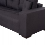 ΓΩΝΙΑΚΟΣ ΚΑΝΑΠΕΣ-ΚΡΕΒΑΤΙ ΜΕ ΑΠΟΘ ΧΩΡΟ TRENDSTON HM3302 01L ΓΚΡΙ ΥΦΑΣΜΑ 298x177x95Υεκ c500542