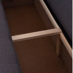 ΓΩΝΙΑΚΟΣ ΚΑΝΑΠΕΣ-ΚΡΕΒΑΤΙ ΜΕ ΑΠΟΘ ΧΩΡΟ TRENDSTON HM3302 01L ΓΚΡΙ ΥΦΑΣΜΑ 298x177x95Υεκ c500542