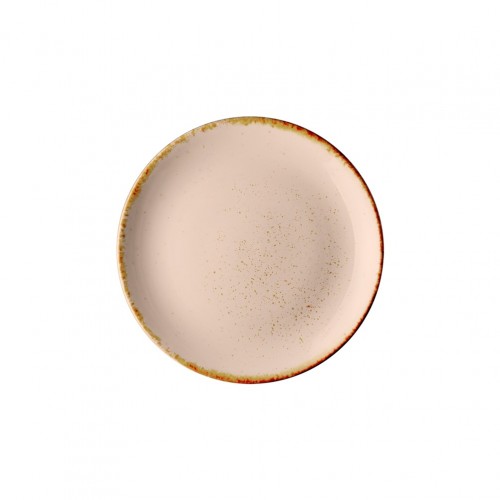 Πιάτο Ρηχό πορσελάνης coupe Φ23cm Σομόν σειρά Leon Fizz LUKANDA - Σετ 6 c500573