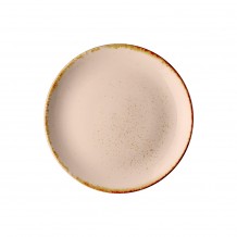 Πιάτο Ρηχό πορσελάνης coupe Φ27cm Σομόν σειρά Leon Fizz LUKANDA - Σετ 6 c500574