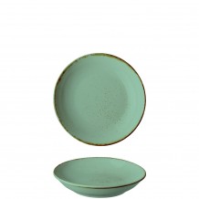 Πιάτο Βαθύ πορσελάνης Φ20cm Τιρκουάζ σειρά Leon Fizz LUKANDA - Σετ 6 c500582