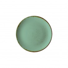 Πιάτο Ρηχό πορσελάνης coupe Φ23cm Τιρκουάζ σειρά Leon Fizz LUKANDA - Σετ 6 c500585