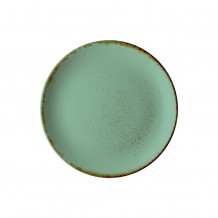 Πιάτο Ρηχό πορσελάνης coupe Φ27cm Τιρκουάζ σειρά Leon Fizz LUKANDA - Σετ 6 c500586