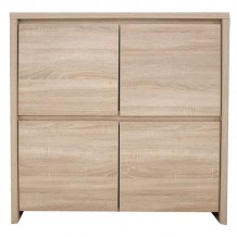 Μπουφές Selina pakoworld sonoma 105x40 5x112 5εκ c500601