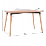 ΣΕΤ ΤΡΑΠΕΖΑΡΙΑΣ 5ΤΜΧ VEGAS HM21180 MDF TOP ΣΕ ΦΥΣΙΚΟ--ΥΦΑΣΜΑ ΜΠΕΖ c500663