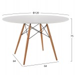 ΣΕΤ ΤΡΑΠΕΖΑΡΙΑΣ 5ΤΜΧ MAGGIE HM21186 MDF TOP ΠΟΛΥΠΡΟΠΥΛΕΝΙΟ ΣΕ ΛΕΥΚΟ ΧΡΩΜΑ c500667