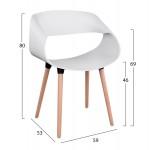 ΣΕΤ ΤΡΑΠΕΖΑΡΙΑΣ 5ΤΜΧ MAGGIE HM21186 MDF TOP ΠΟΛΥΠΡΟΠΥΛΕΝΙΟ ΣΕ ΛΕΥΚΟ ΧΡΩΜΑ c500667