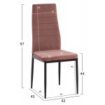 ΣΕΤ ΤΡΑΠΕΖΑΡΙΑΣ 5ΤΜΧ LADY HM21199 02 ΓΥΑΛΙ--ΜΕΤΑΛΛΟ ΣΕ ΜΑΥΡΟ ΒΕΛΟΥΔΟ ΣΑΠΙΟ ΜΗΛΟ c500670