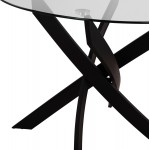 ΣΕΤ ΤΡΑΠΕΖΑΡΙΑΣ 5ΤΜΧ LADY HM21199 02 ΓΥΑΛΙ--ΜΕΤΑΛΛΟ ΣΕ ΜΑΥΡΟ ΒΕΛΟΥΔΟ ΣΑΠΙΟ ΜΗΛΟ c500670