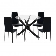 ΣΕΤ ΤΡΑΠΕΖΑΡΙΑΣ 5ΤΜΧ LADY HM21199 04 ΓΥΑΛΙ--ΜΕΤΑΛΛΟ ΒΕΛΟΥΔΟ ΣΕ ΜΑΥΡΟ c500672 ΣΕΤ ΤΡΑΠΕΖΑΡΙΑΣ 5ΤΜΧ LADY HM21199 04 ΓΥΑΛΙ--ΜΕΤΑΛΛΟ ΒΕΛΟΥΔΟ ΣΕ ΜΑΥΡΟ c500672