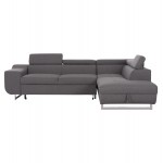 ΓΩΝΙΑΚΟΣ ΚΑΝΑΠΕΣ-ΚΡΕΒΑΤΙ ΜΕ ΑΠΟΘ ΧΩΡΟ ENCORE HM3301 01R ΓΚΡΙ ΥΦΑΣΜΑ 285x205x90Υεκ c500673