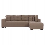 ΓΩΝΙΑΚΟΣ ΚΑΝΑΠΕΣ-ΚΡΕΒΑΤΙ ΜΕ ΑΠΟΘ ΧΩΡΟ TRENDSTON HM3302 03R ΜΠΕΖ ΥΦΑΣΜΑ 298x177x95Υεκ c500674