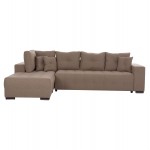 ΓΩΝΙΑΚΟΣ ΚΑΝΑΠΕΣ-ΚΡΕΒΑΤΙ ΜΕ ΑΠΟΘ ΧΩΡΟ TRENDSTON HM3302 03L ΜΠΕΖ ΥΦΑΣΜΑ 298x177x95Υεκ c500675