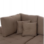 ΓΩΝΙΑΚΟΣ ΚΑΝΑΠΕΣ-ΚΡΕΒΑΤΙ ΜΕ ΑΠΟΘ ΧΩΡΟ TRENDSTON HM3302 03L ΜΠΕΖ ΥΦΑΣΜΑ 298x177x95Υεκ c500675